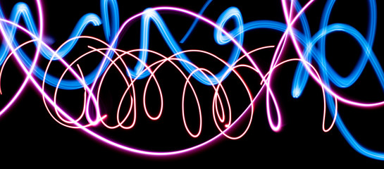 Beautiful abstract background with light streaks and waves
