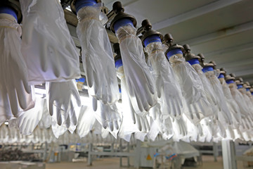 Nitrile medical gloves production line