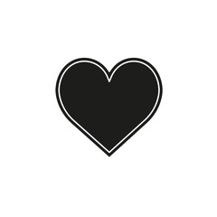 vector love sign. heart illustration, valentine symbol