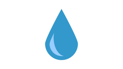 Drop logo vector design. Water icon