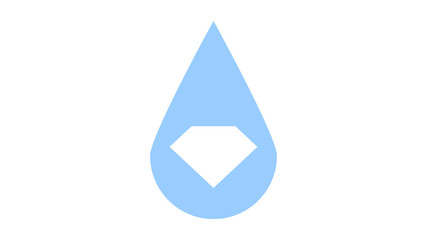 Drop logo vector design. Water icon