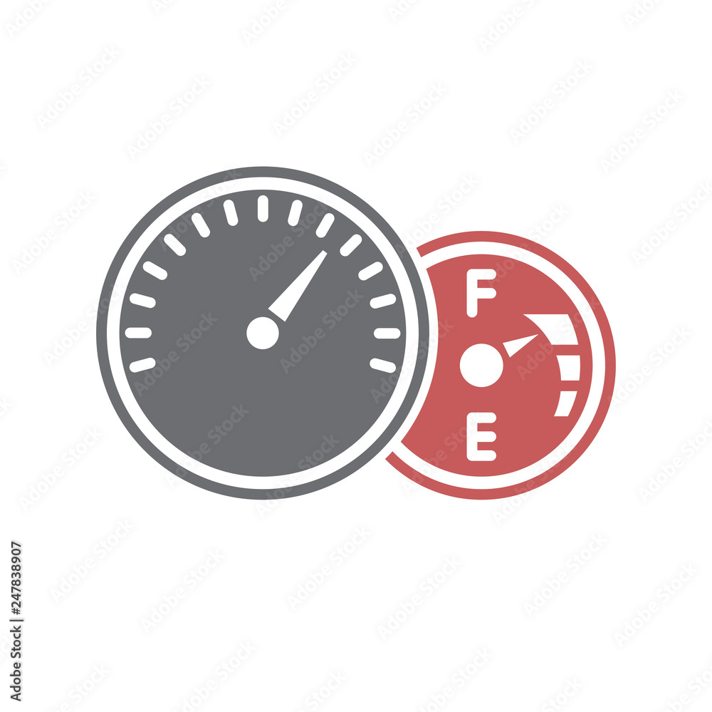 Poster car dashboard icon on white background for graphic and web design, modern simple vector sign. intern
