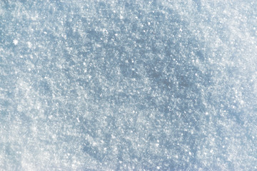 Background of the white bright snow