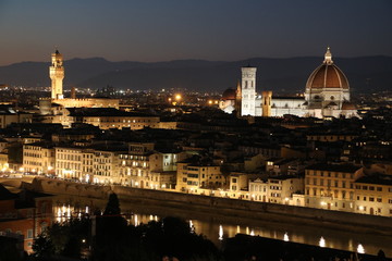 Fototapeta na wymiar Florence evening moments 