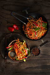 Stir fried noodles 