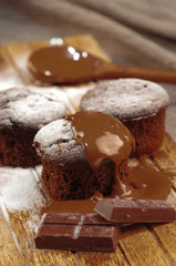 Muffins de chocolate