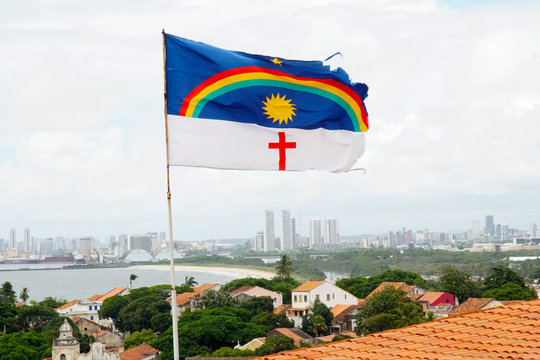 Brazilian and Pernambuco flag