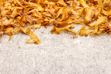 Tuna shaving katsuobushi, bonito flakes, ingredient of japanese soup dashi