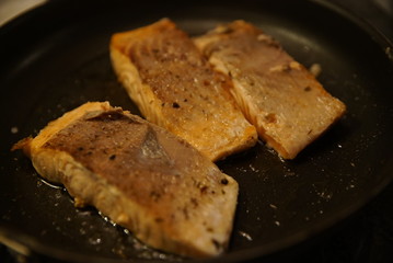 saumon cuit