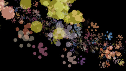 Background with paint. Divorces and drops. Periwinkles.