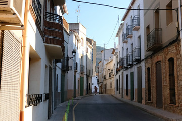 street in a small town in Europe