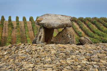 Dolmen named Shack of the Sorceress in Laguardia, Spain.