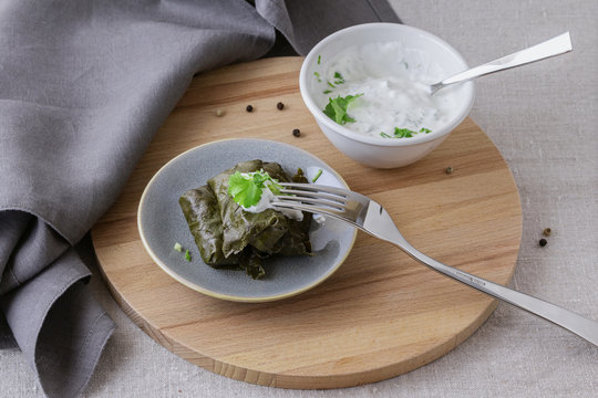 Oriental dishes on the table