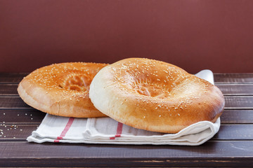 National bread - Uzbek flatbread