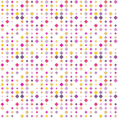 Abstract seamless pattern background with multicolored various rhombuses.