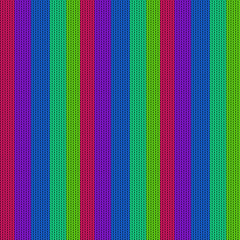 Seamless background with a knitted texture, imitation of wool. Multicolored diverse lines.