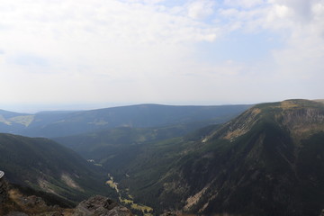 Obraz premium karkonosze, śnieżka
