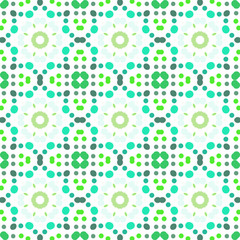 Seamless abstract pattern background with a variety of colored circles.