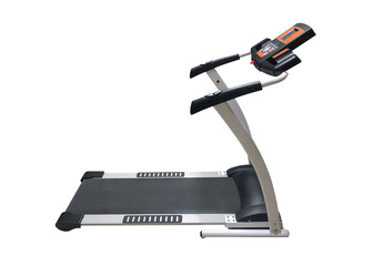 treadmill isolated on white background
