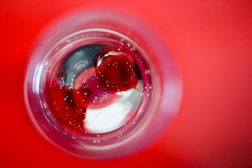 vermelho abstrato