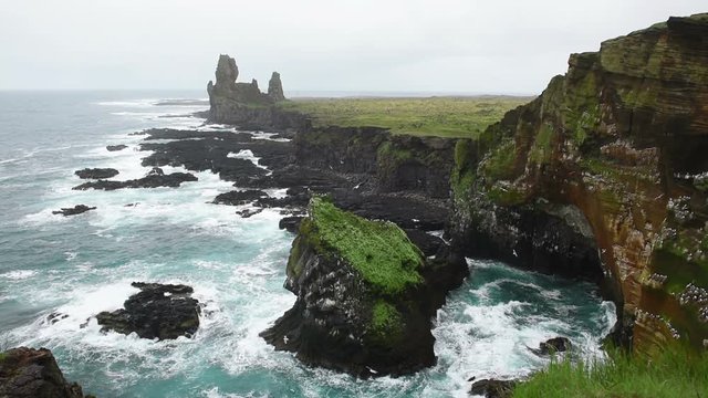 Londrangar Cliffs in Iceland.