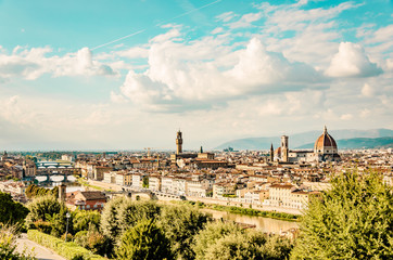 Fototapeta premium Veduta di Firenze dal Piazzale Michelangelo