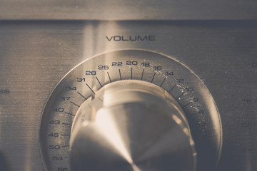 Vintage sound equipment, vintage color