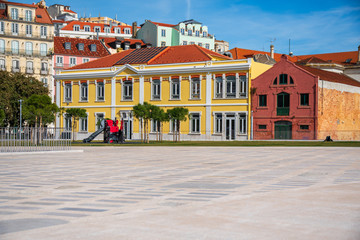 Fototapeta premium view of downtown Lisbon