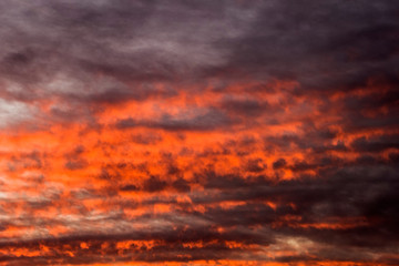 Fototapeta premium Angry sky background with copy space