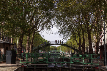Fototapeta premium Canal Saint-Martin