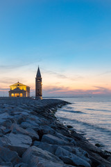 Lungomare di Caorle, santuario Madonna dell' Angelo