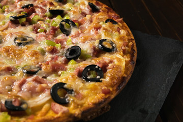 beautiful big pizza