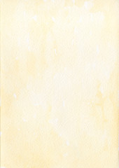 Abstract watercolor texture, background, warm yellow