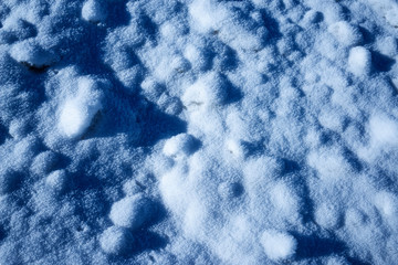 snow texture close up