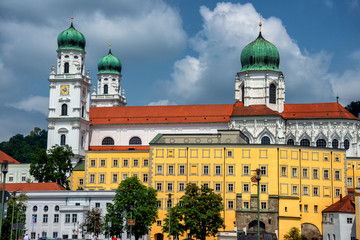 Passau - City of Three Rivers with the famous St. Stephen's Cathedral