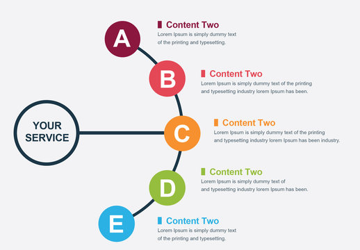 Product Target History Timeline Infographic Layout