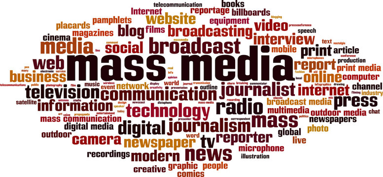 Mass Media Word Cloud