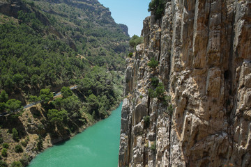 Vistas rio Caminito del Rey