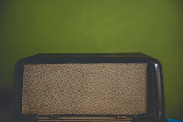 Vintage sound equipment, vintage color