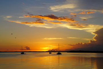 Fototapeta na wymiar Key Largo Sunset