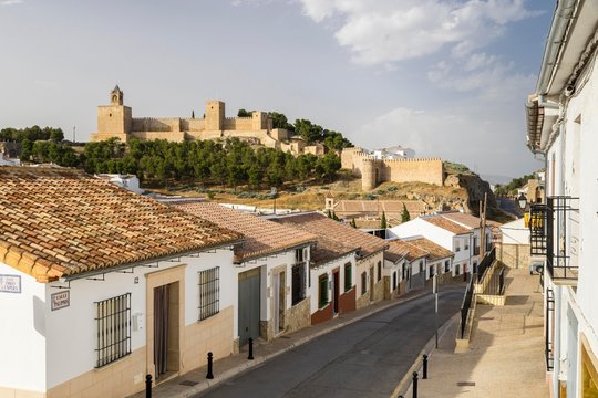 Old town with fortress Alcazaba, Antequera, province of Malaga, Andalusia, Spain, Europe