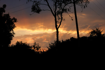 Naklejka premium sunset