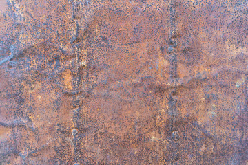 Dark worn rusty metal for texture background.