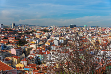 view of Lisbon rooftops