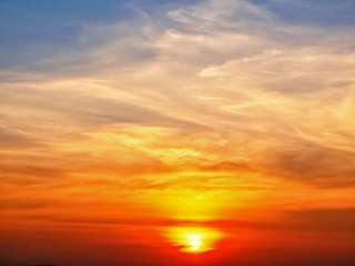 Twilight sky background with Colorful sky in twilight background