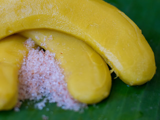 Pickled fruits or preserved sweet fruits in Thailand. tamarind pickled fermented