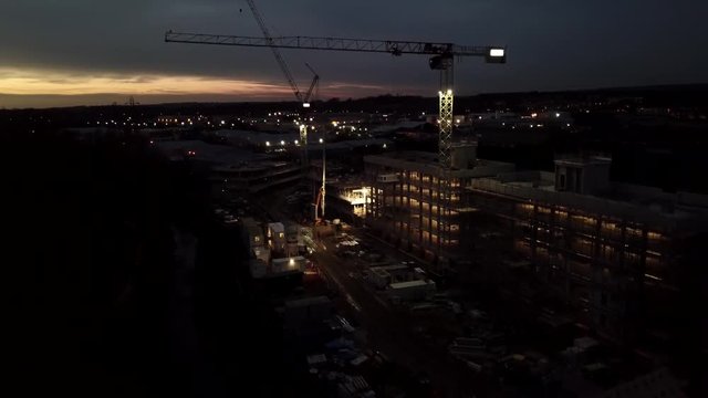 Ashford bilding site arial view 2019
