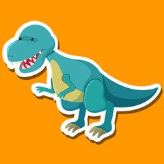A tyrannosaurus cartoon character