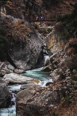 Parvati river in the kasol region of himachal pradesh ,in INDIA