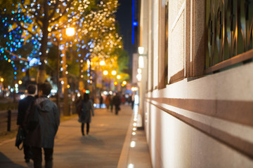 御堂筋のイルミネーション